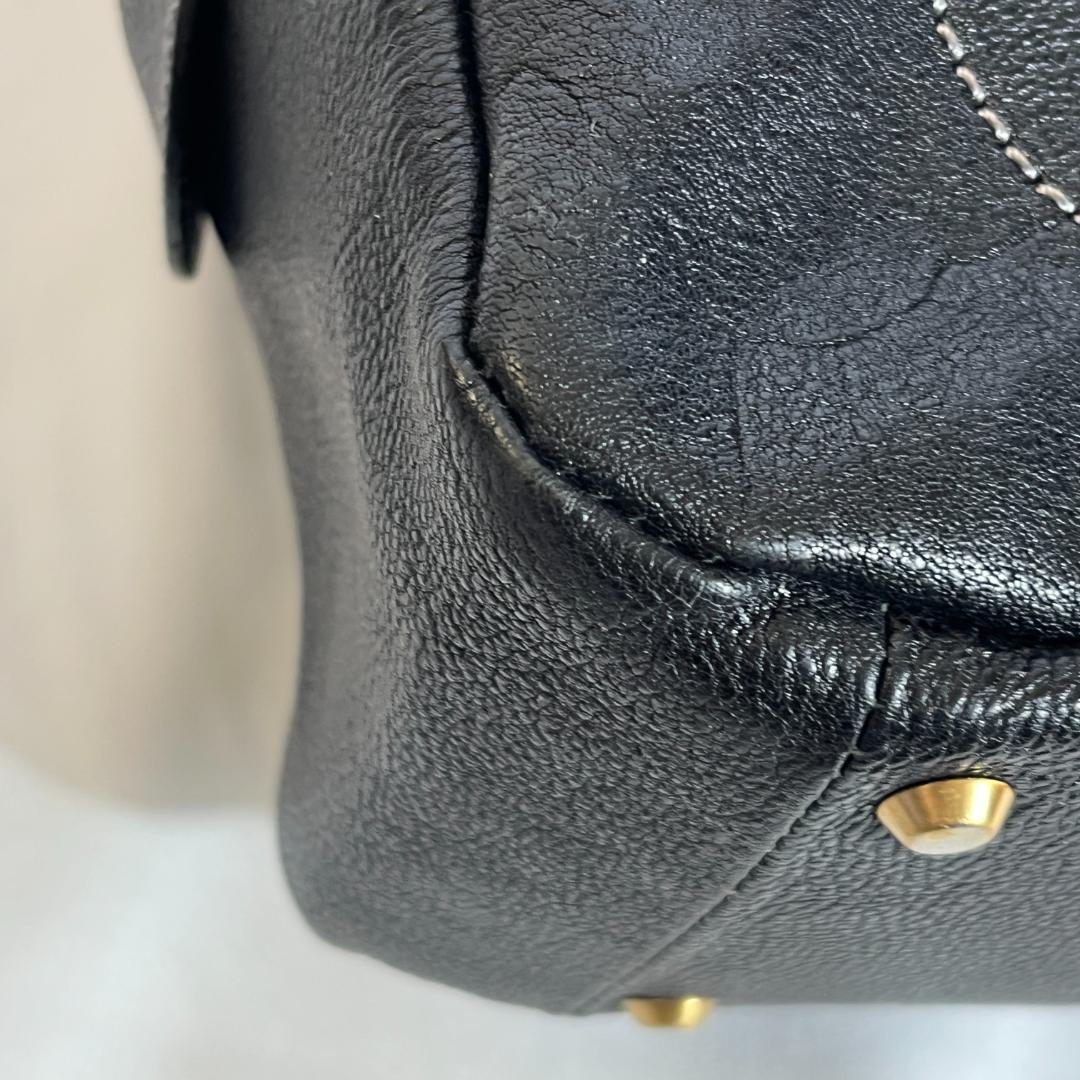 美品 土屋鞄製造所 アジール キャリア ビジネスバッグ レザー ブラック