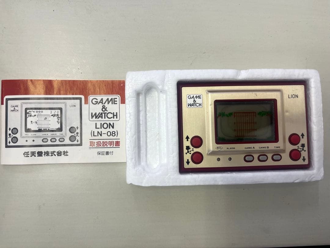 GAME & WATCH GOLD LION (アラーム付)