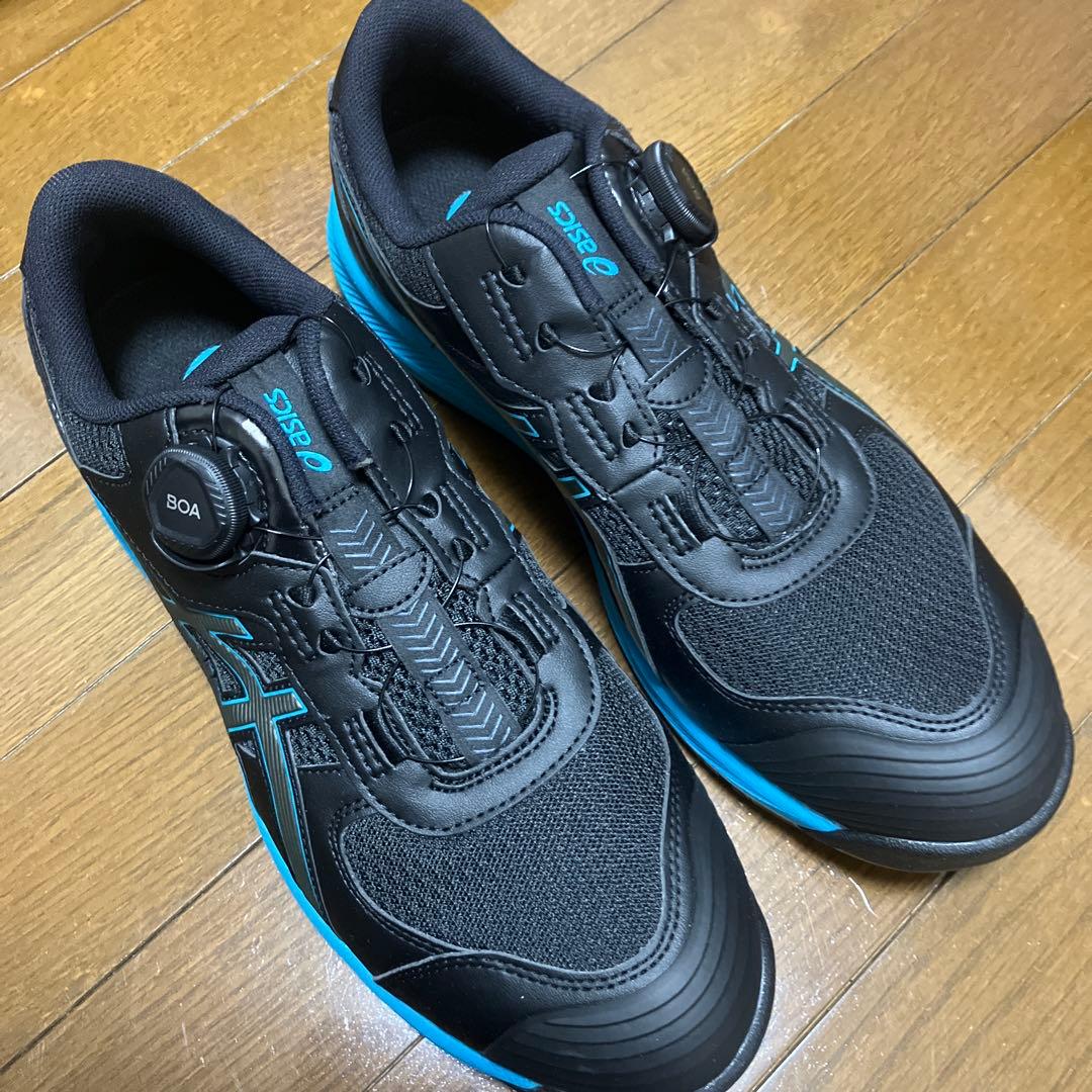 asics WORKING-A2 安全靴 ブラック/ブルー