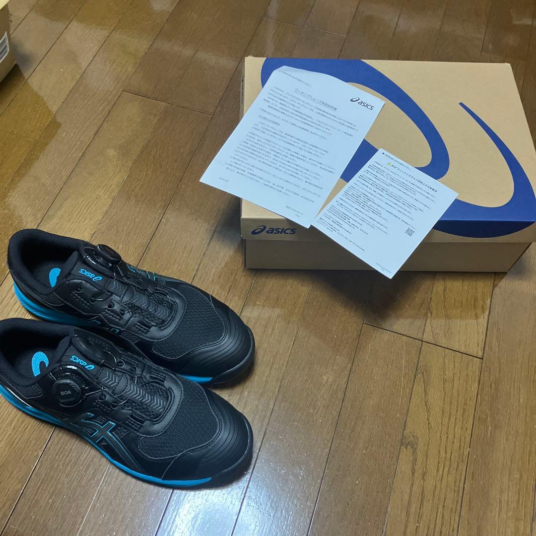 asics WORKING-A2 安全靴 ブラック/ブルー