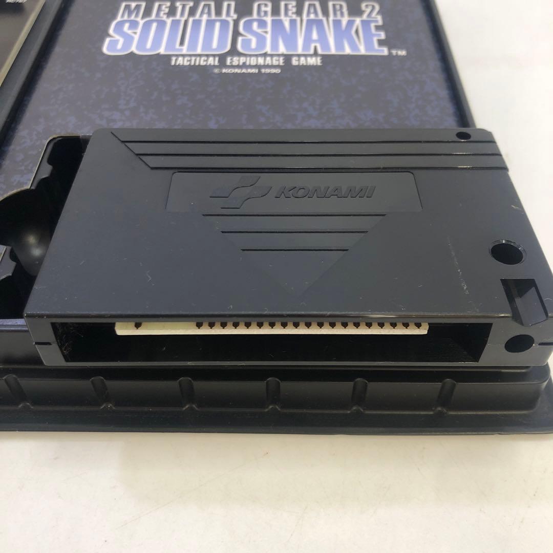 希少 KONAMI メタルギア2 SOLID SNAKE MSX2 MSX2+