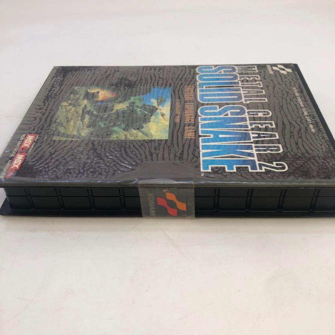 希少 KONAMI メタルギア2 SOLID SNAKE MSX2 MSX2+