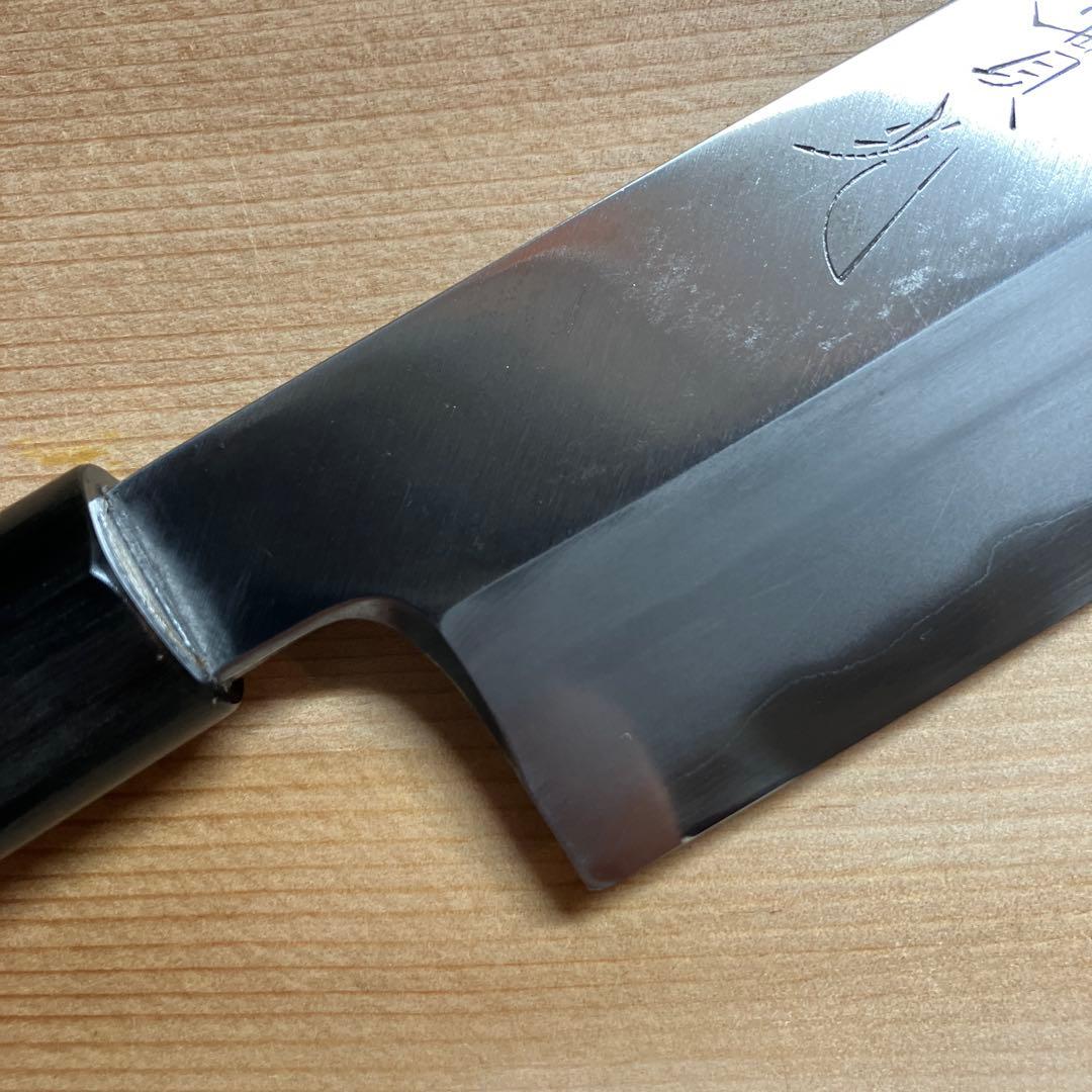 堺實光　鎌型薄刃　白鋼　天然砥石で本刃付け済み❗️