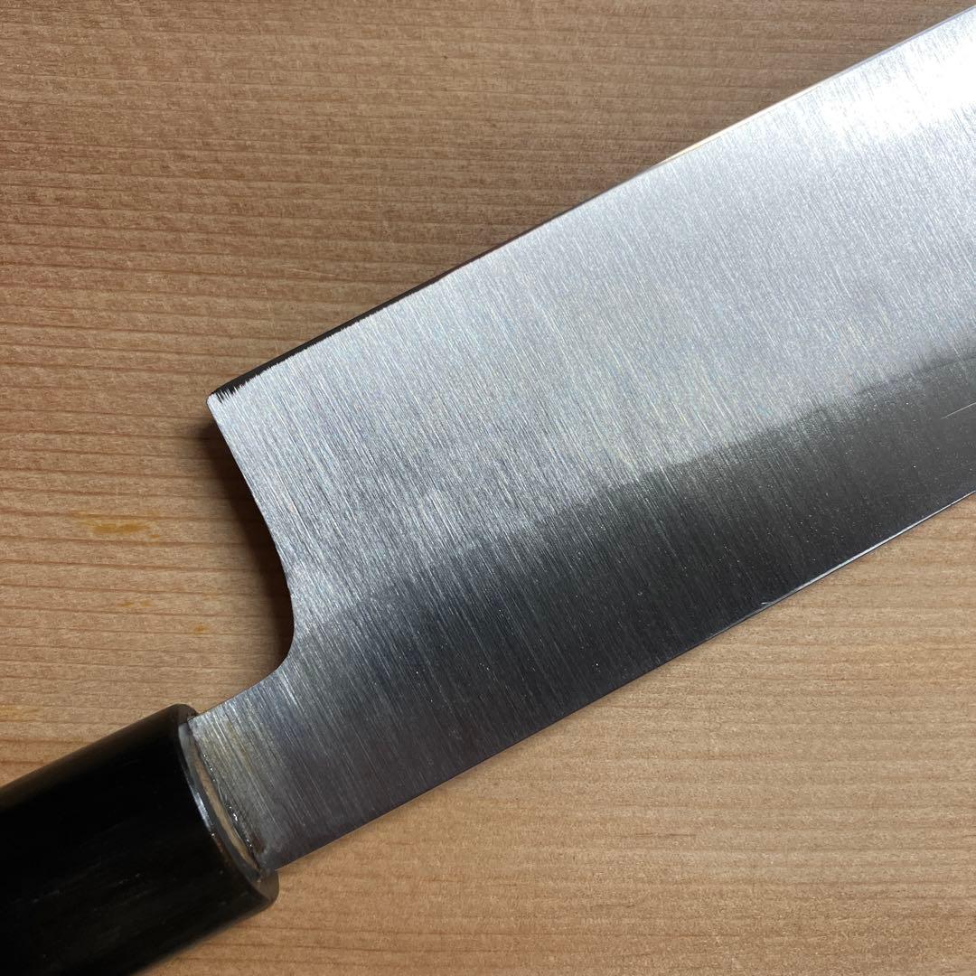 堺實光　鎌型薄刃　白鋼　天然砥石で本刃付け済み❗️