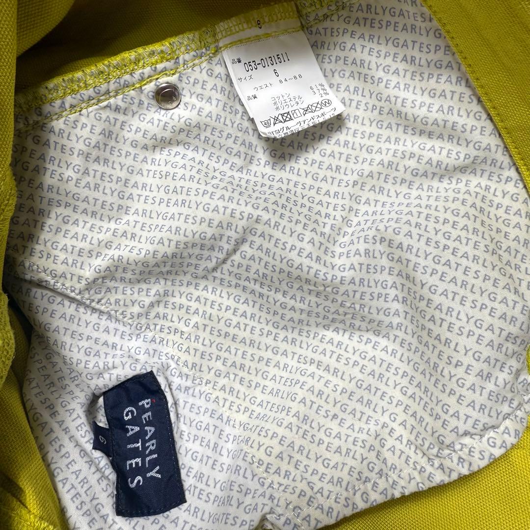 サイズ：6 PEARLY GATES パーリーゲイツ ストレッチパンツ