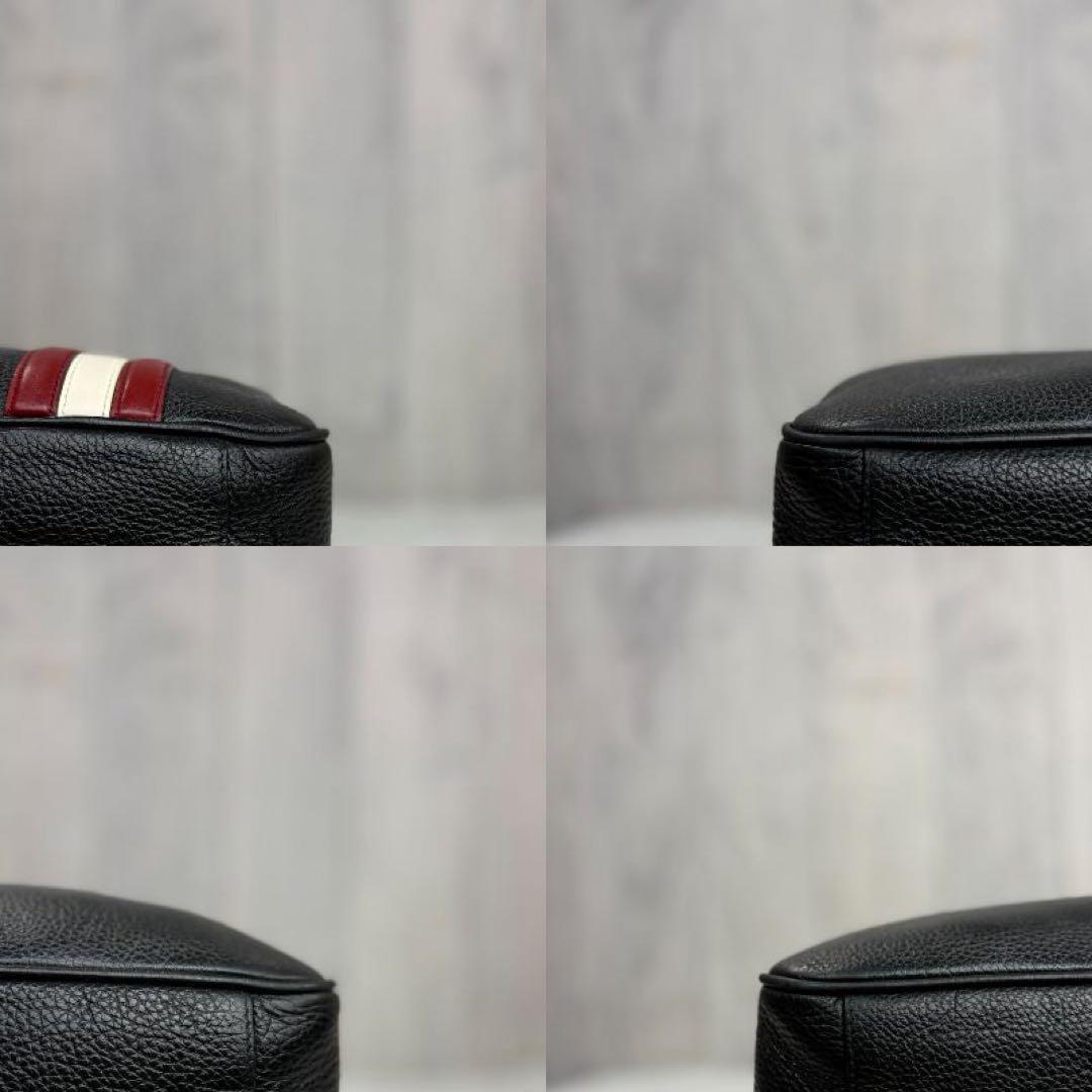 Bally バリー ストライプ レザー ショルダーバッグ トレインスポッティング