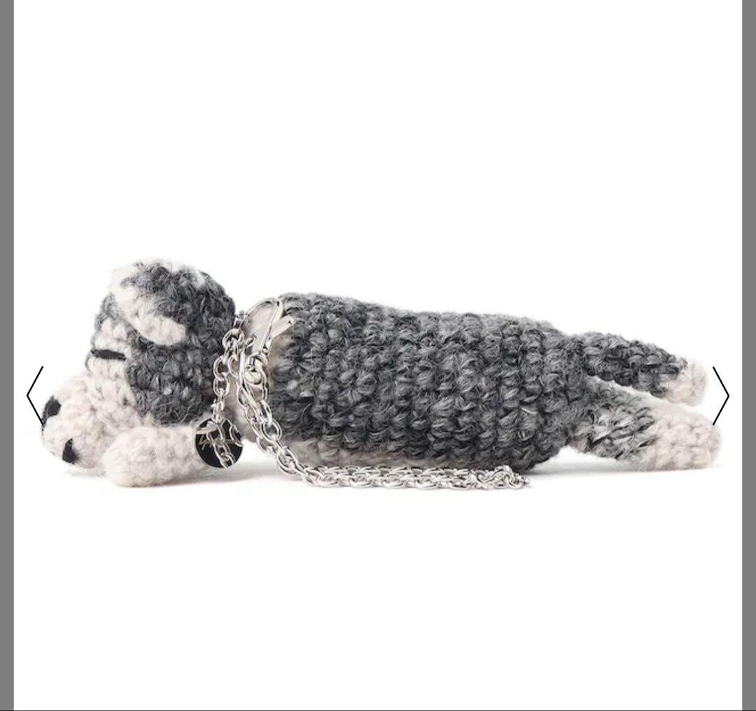 アクセサリー COMBINATION KNIT KEY CHARM WITH CHAIN