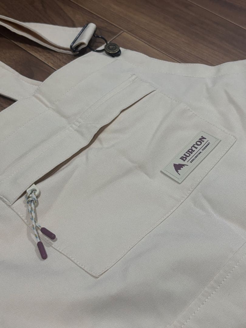 【BURTON】ビブパンツ M クリーム色
