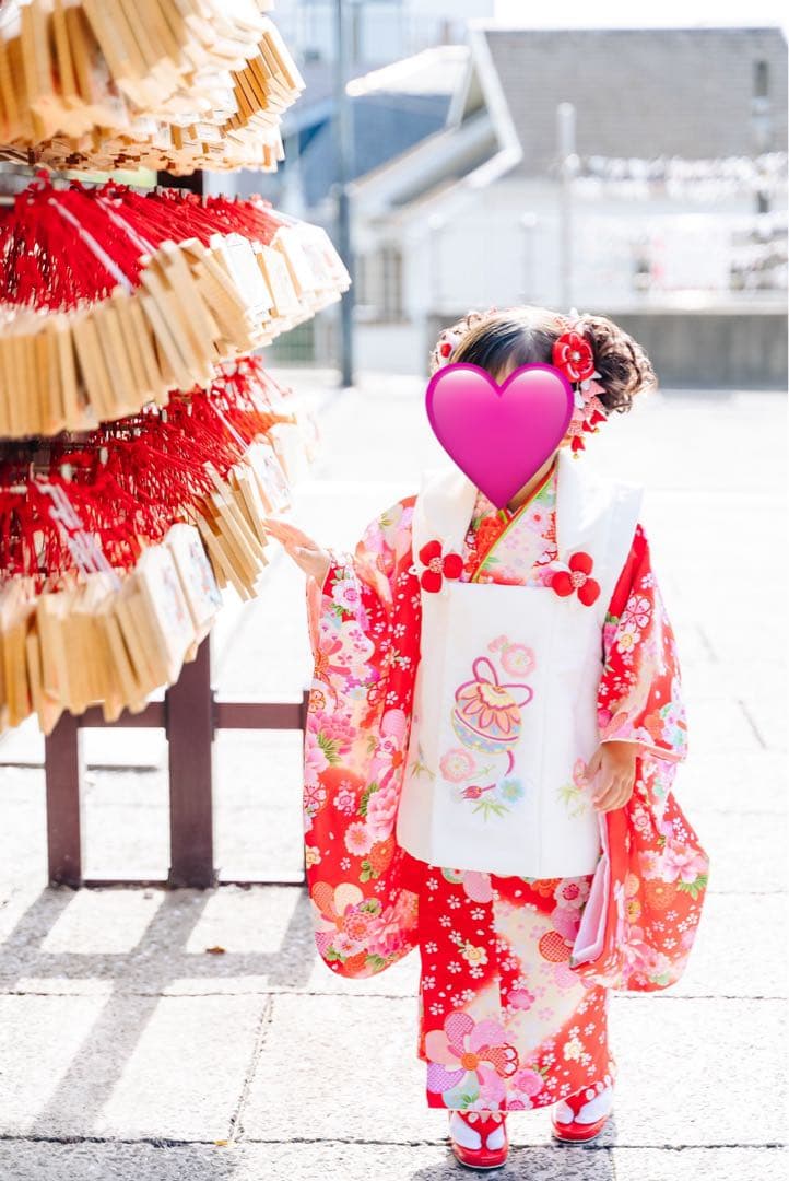 七五三　女の子　着物セット　3歳