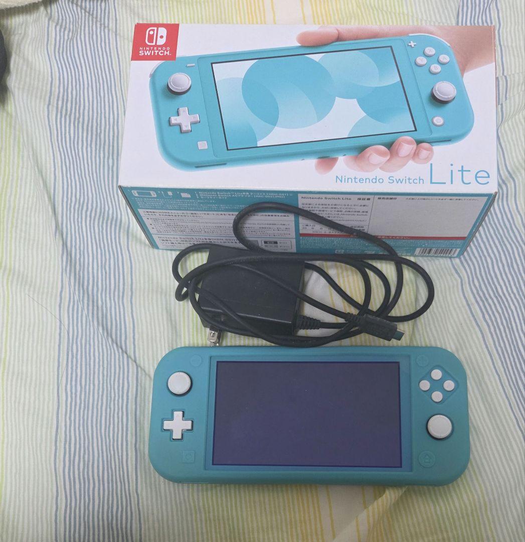 Nintendo Switch Lite ターコイズ 本体 充電器付き