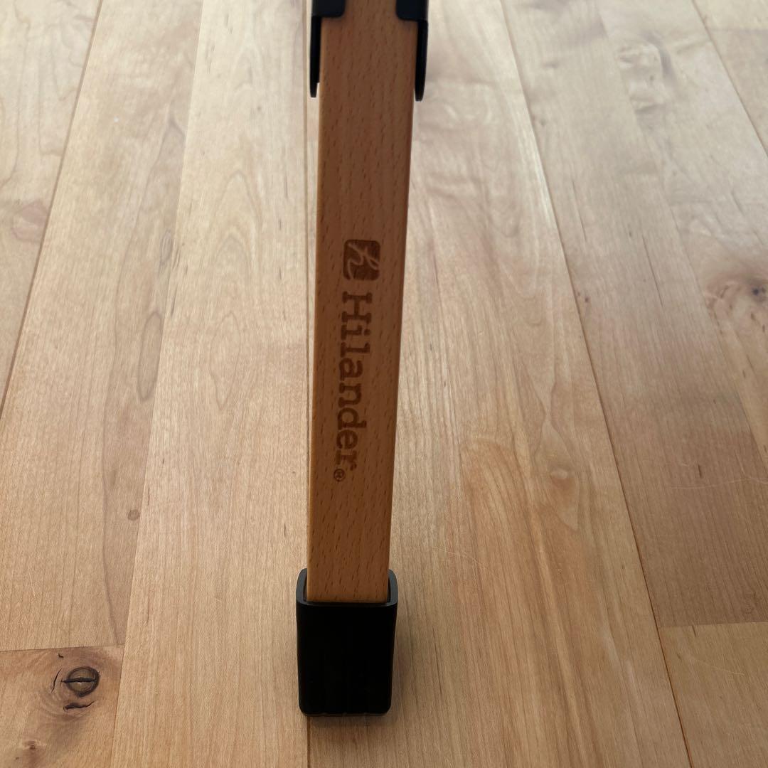 【新品未使用】Hilander（ハイランダー） ウッドロールトップテーブル　90