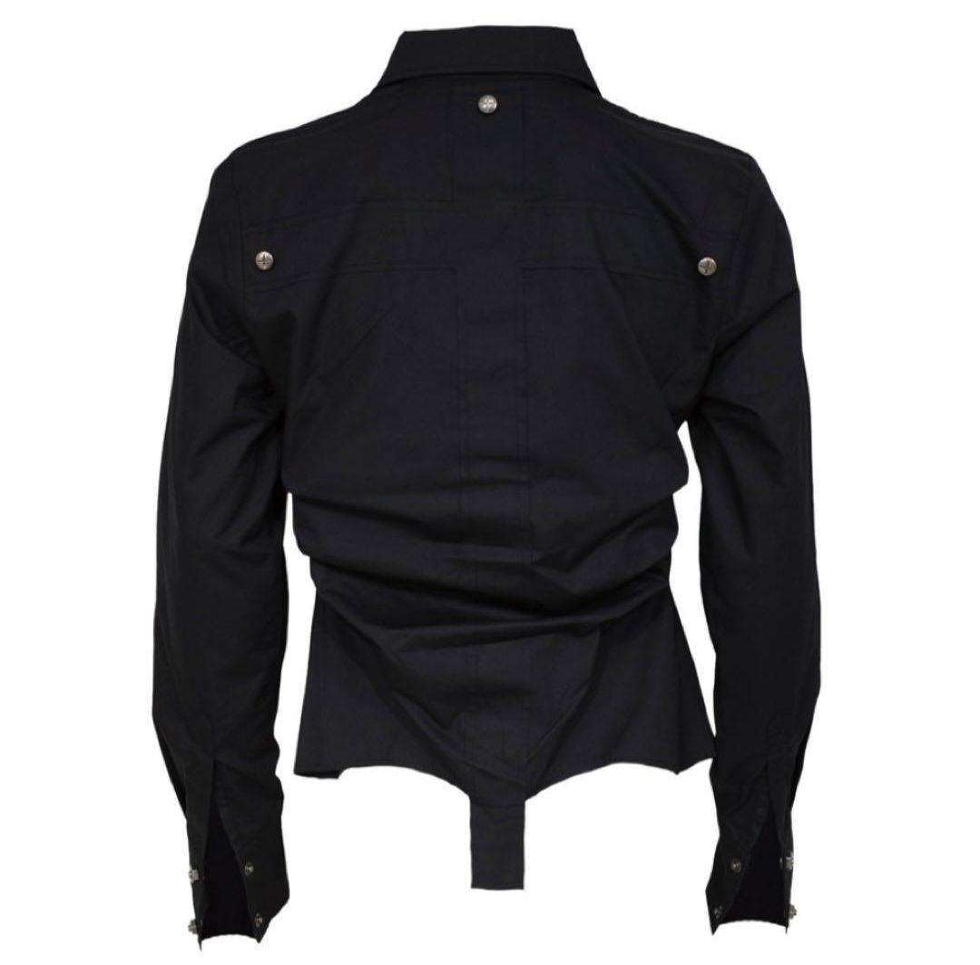 ROSEN KREUZ　BACK CROSS CROPPED SHIRT
