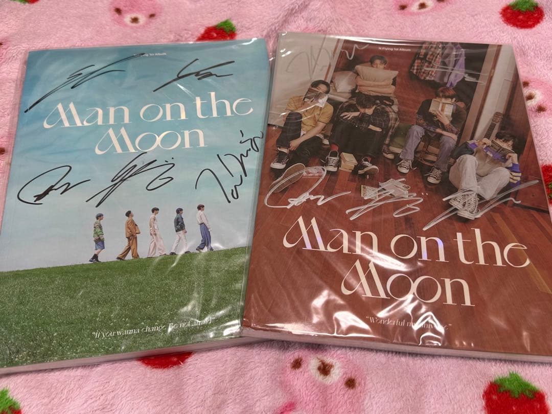 N.Flying 「Man on the Moon」直筆サイン入り アルバム