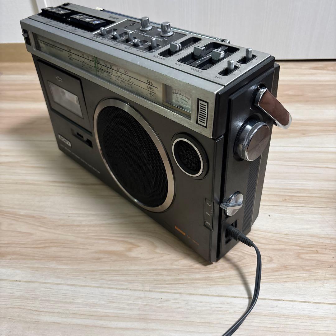 SONY CF-1980Ⅱラジオ・カセットプレーヤー グレー