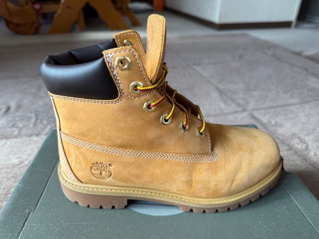 24.0 Timberland ブラウン ワークブーツ TB012909