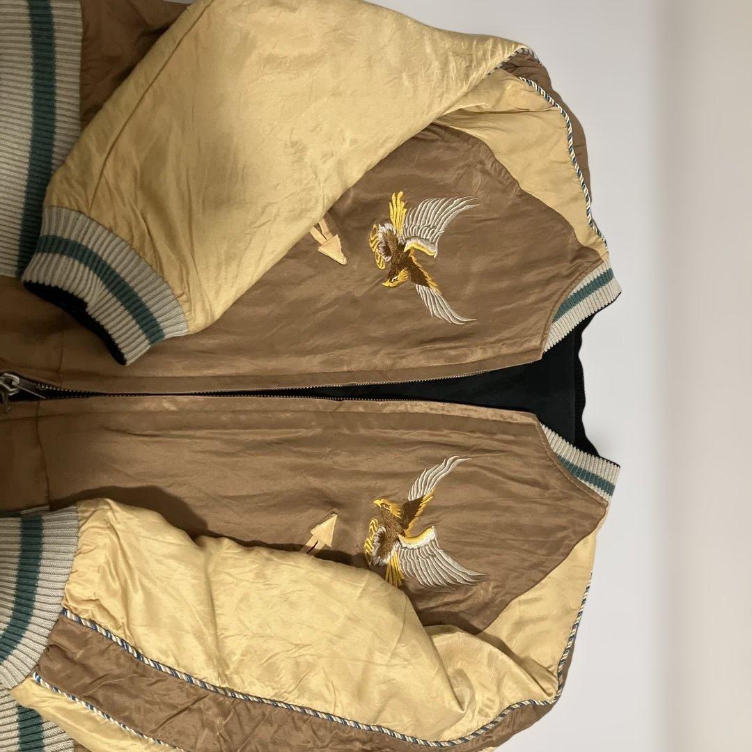 ビームスボーイ✖️テーラー東洋　スカジャン　ベージュ