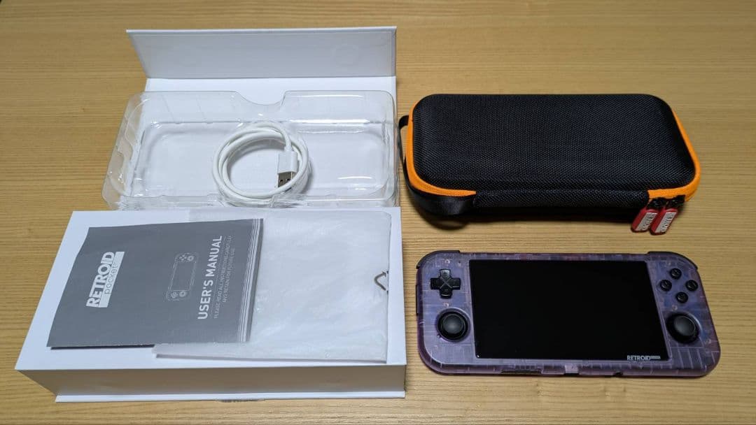 Retroid Pocket 3+ クリアパープル