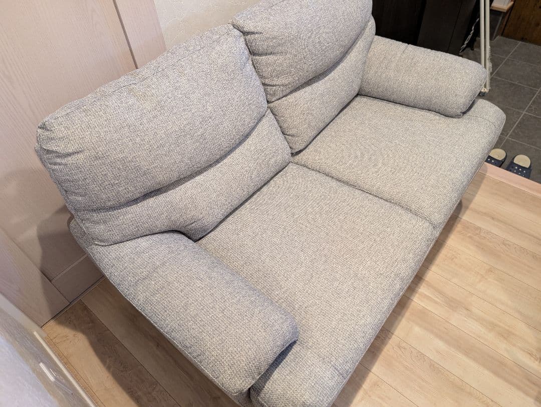 ニトリ グレー系 2人掛けソファ