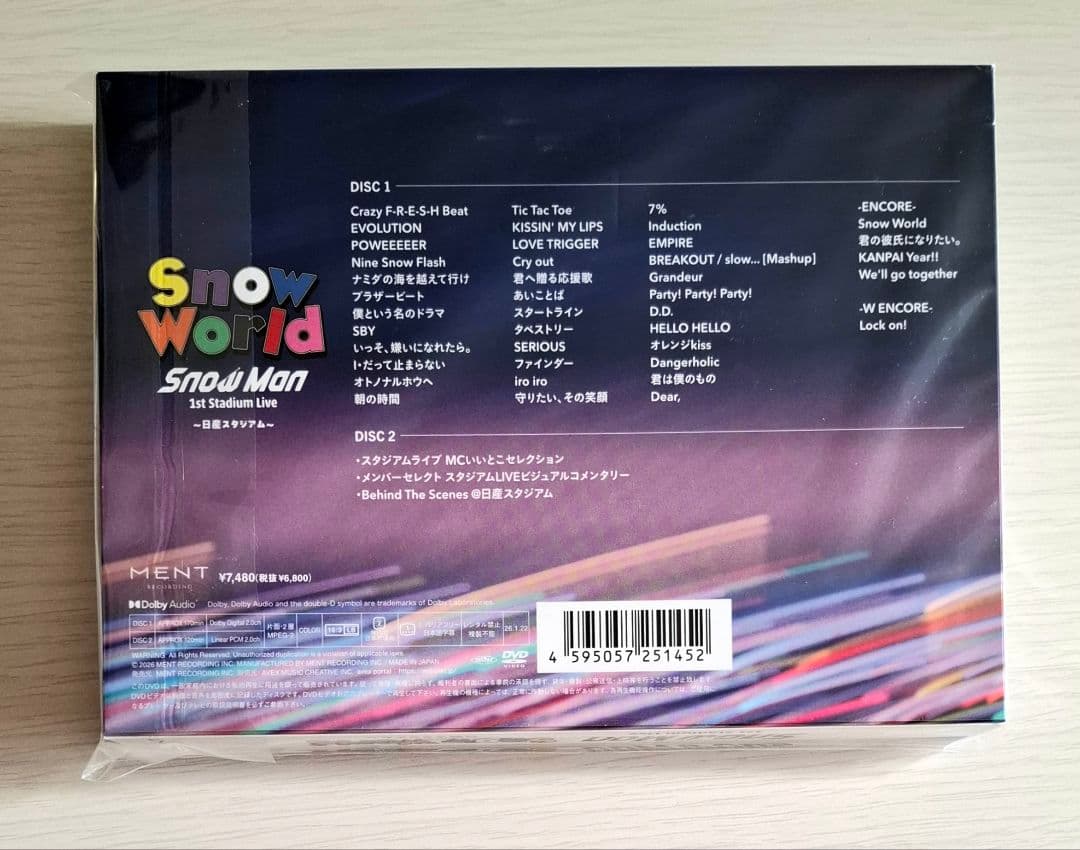 【DVD】 Man  World 日産スタジアム【1回再生のみ】