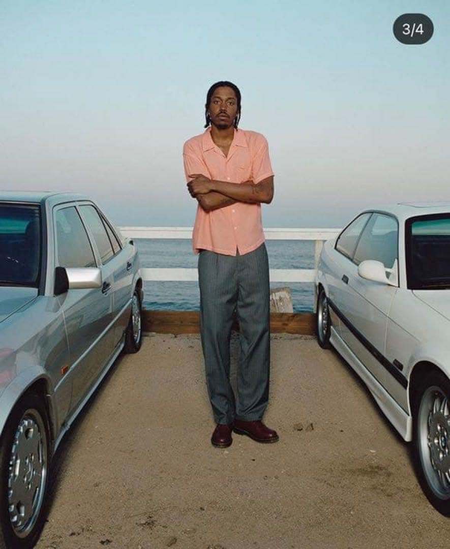 パンツ stussy striped volume pleated trouser 30