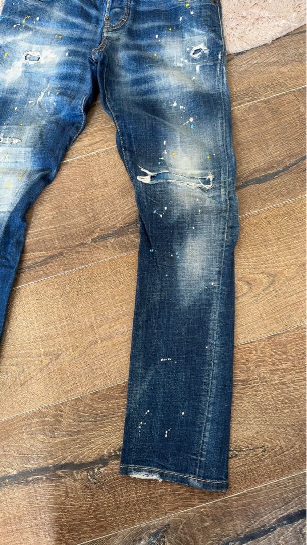 DSQUARED2 ペイントデニム　42