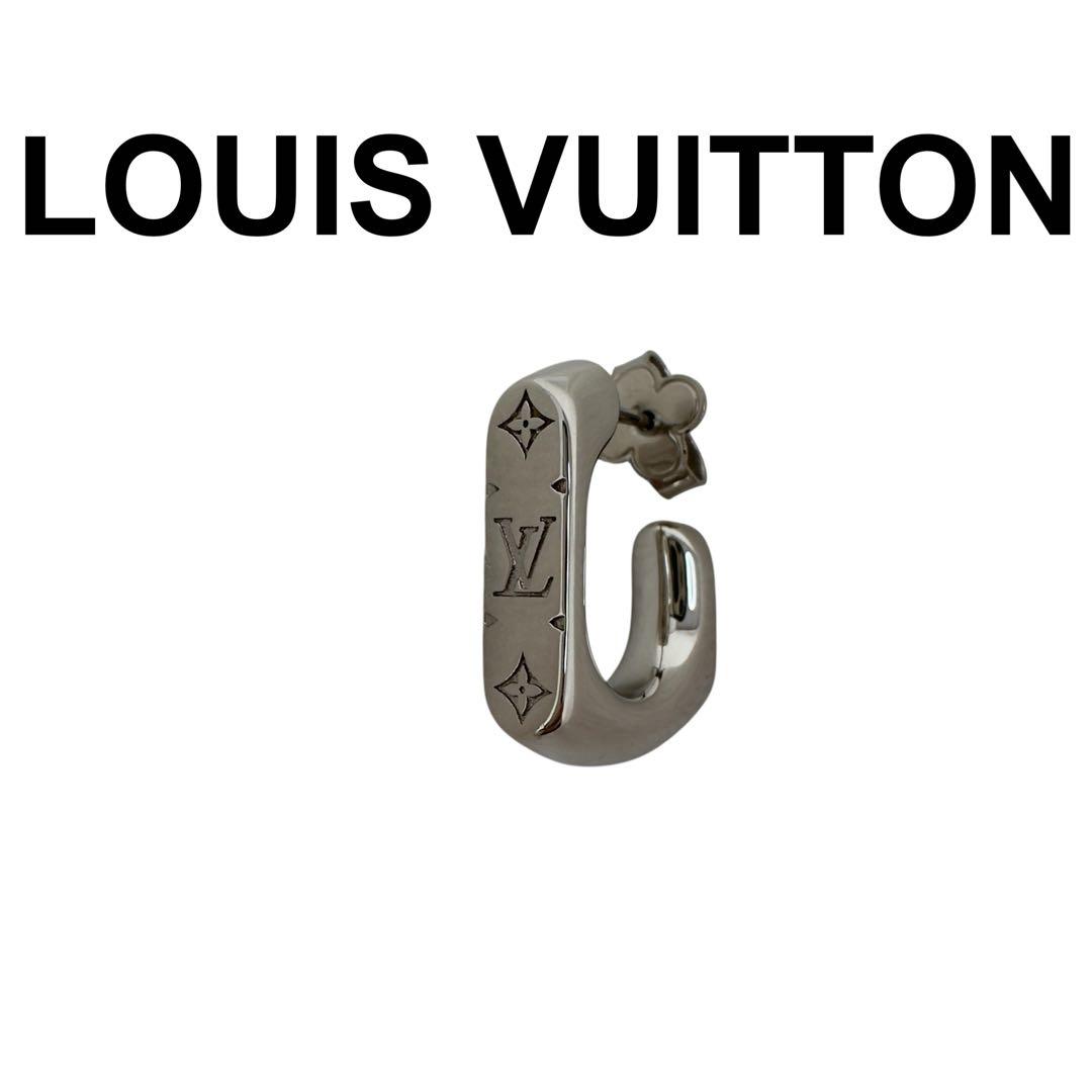 ranルイヴィトン M01777 モノグラム ピアス LE1294 片耳