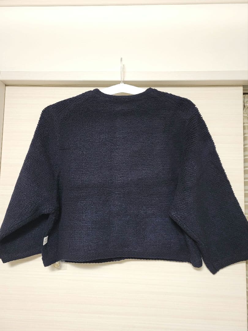 ORCIVAL オーシバル パイルニット ブークレカーディガン