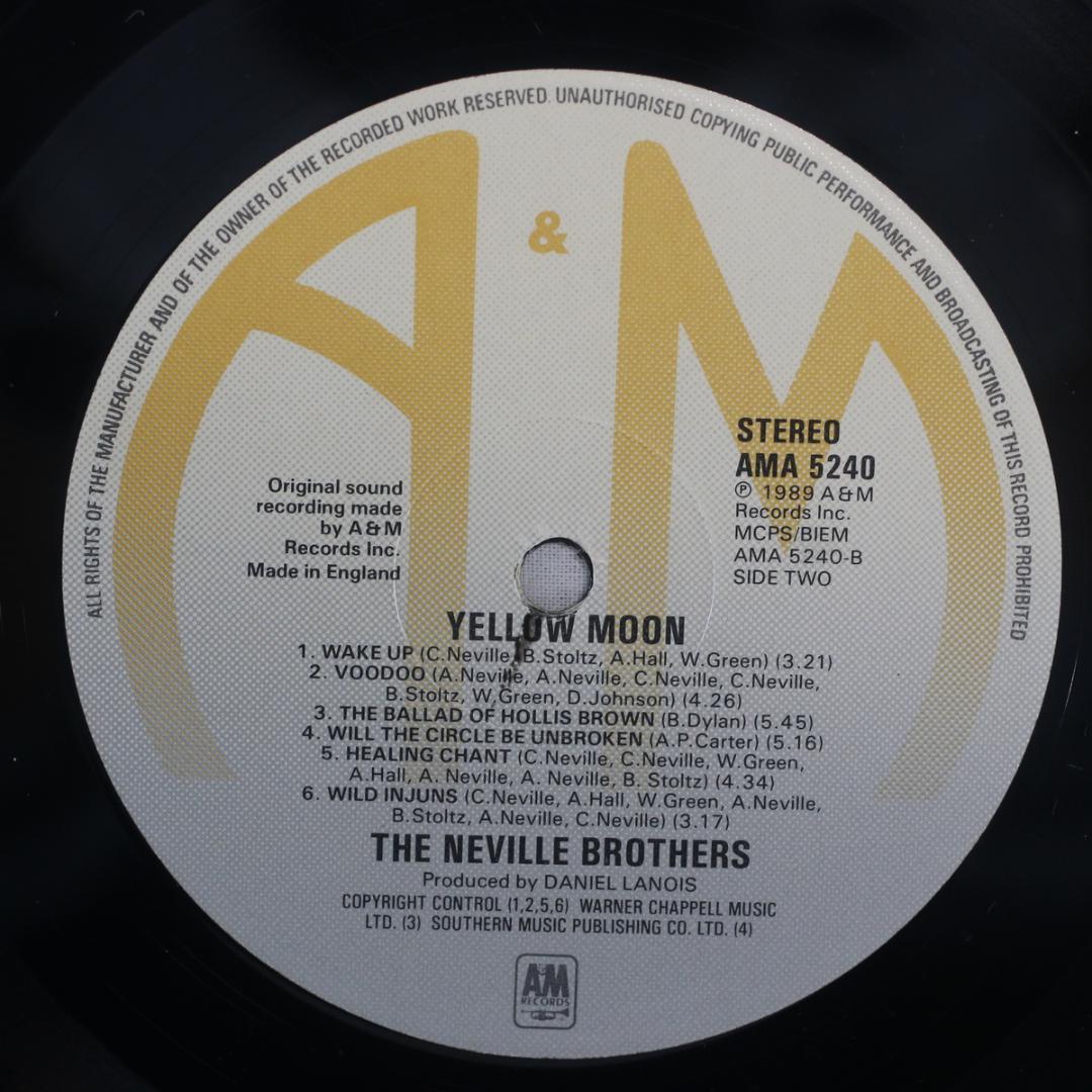 英LP The Neville Brothers Yellow Moon 初期