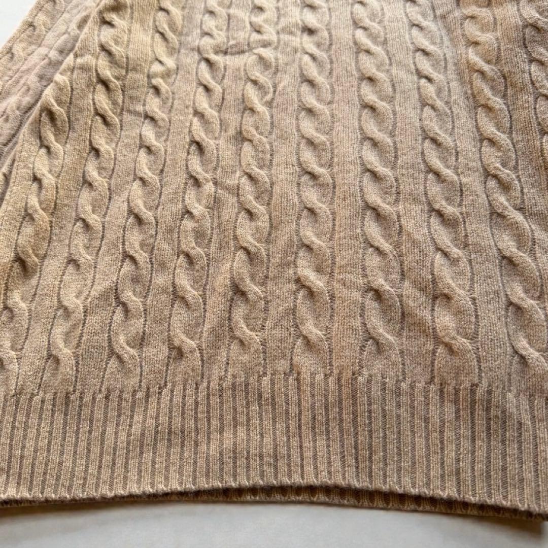 2024年製　ラルフローレン ケーブルニット ウール×カシミヤ ユニセックス可