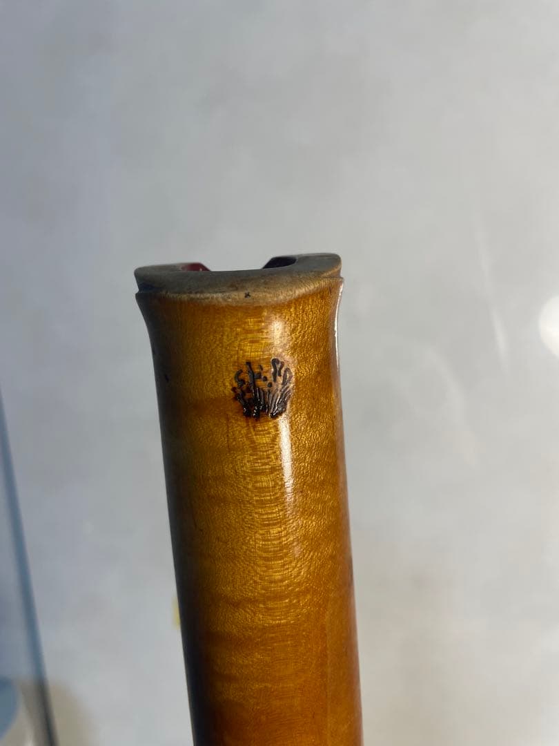 琴古流 尺八 1尺7寸管 胡蝶銘 在銘 和楽器 竹製 管楽器　当時物　音出確認済