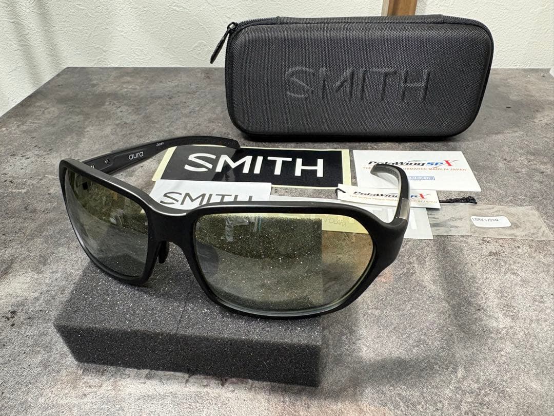 SMITH オーラ　X-Light Green 37 シルバーミラー