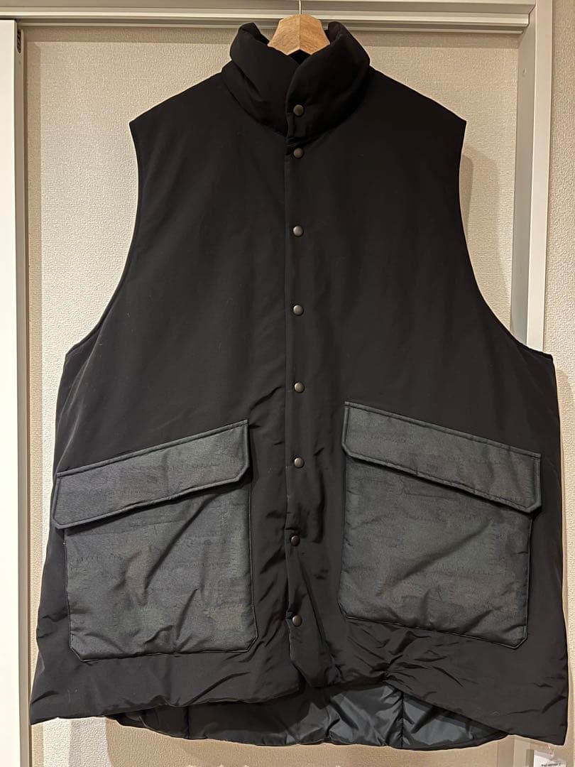 25aw blackmeans 中綿ベスト ブラックミーンズ オーバーサイズ