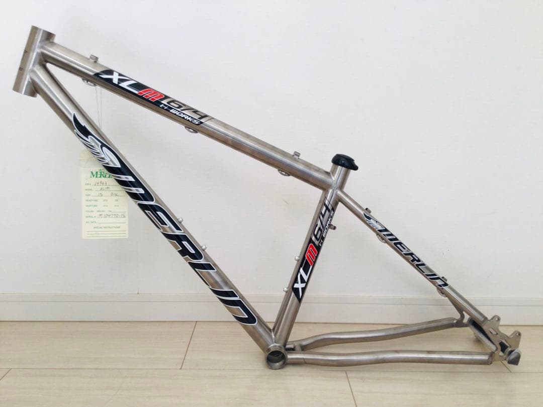 Merlin XLM 6/4 チタン WORKS MTB フレーム 最小S 新品
