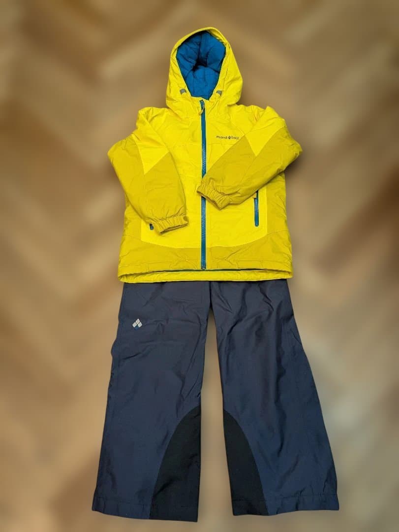mont-bell子ども用スキーウェアセット　120cm
