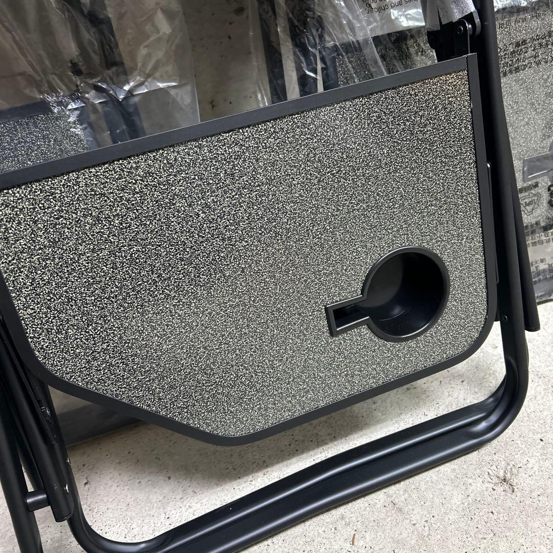 3脚セット　未使用 Coleman コールマン　サイドテーブル付デッキチェアST