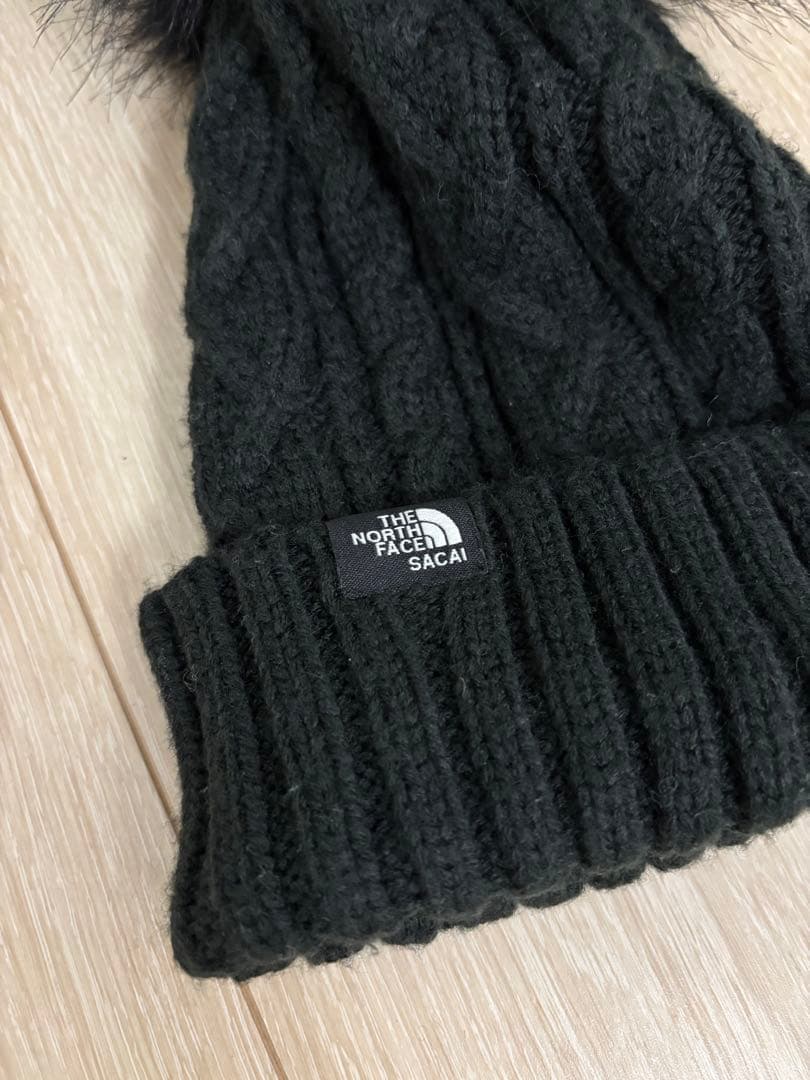 Sacai The North Face コラボ ニット帽