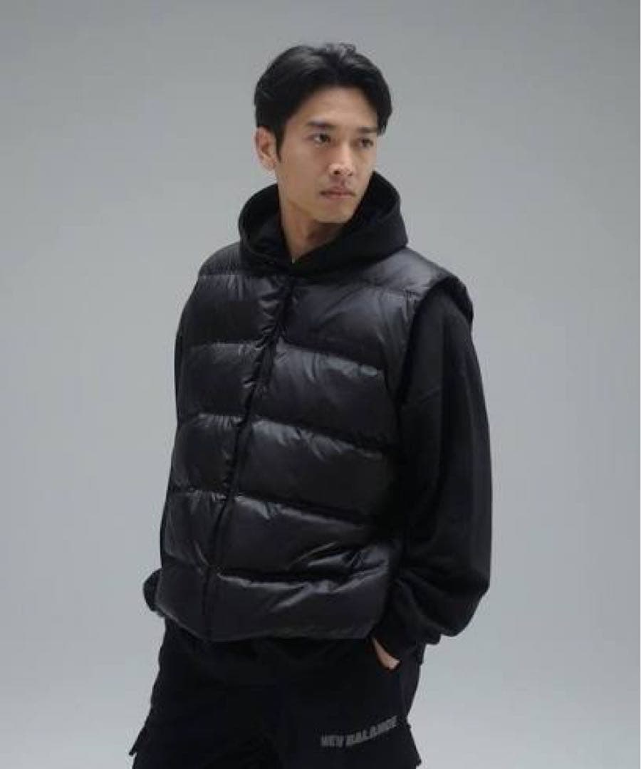ニューバランス ダウン ベスト L MET24 Down Vest ブラック