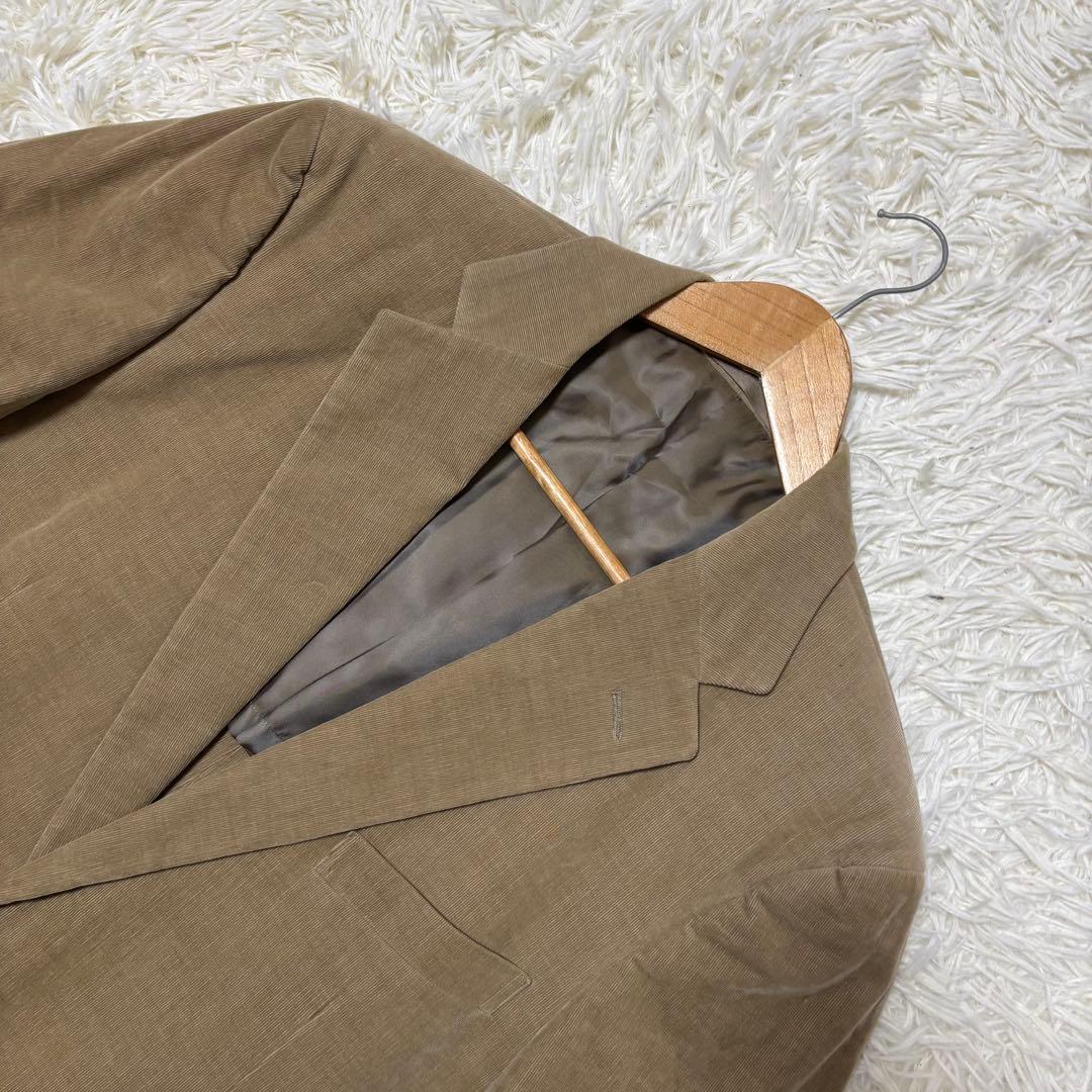 BURBERRY コーデュロイ テーラードジャケット ノバチェック XL 2B