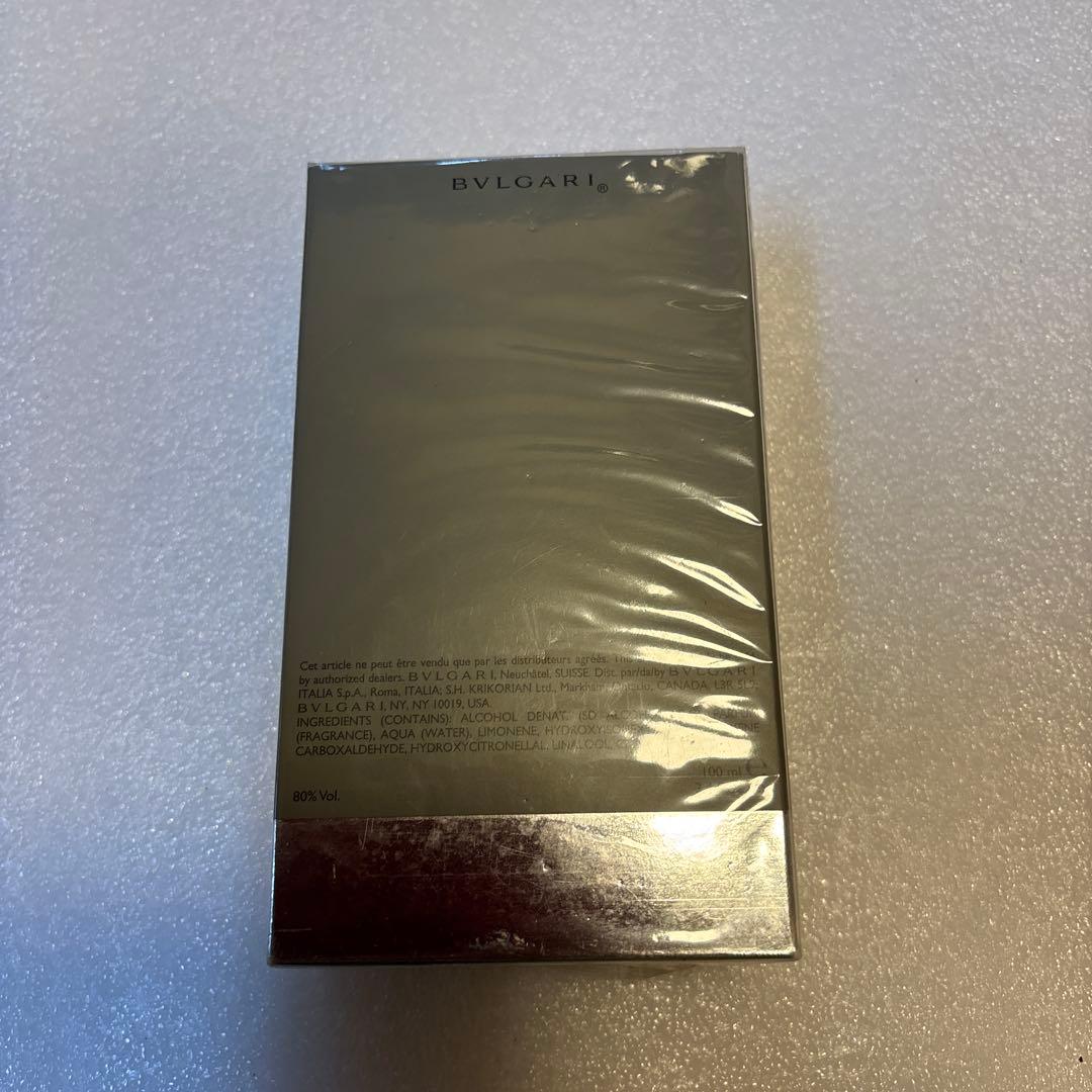 QW4697ブルガリ プールオム EDT 100ml スプレータイプ 新品未使用