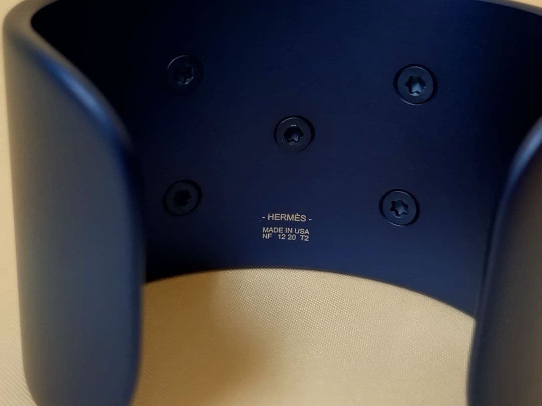 HERMES エルメス コリエドシアン バングル ブルー