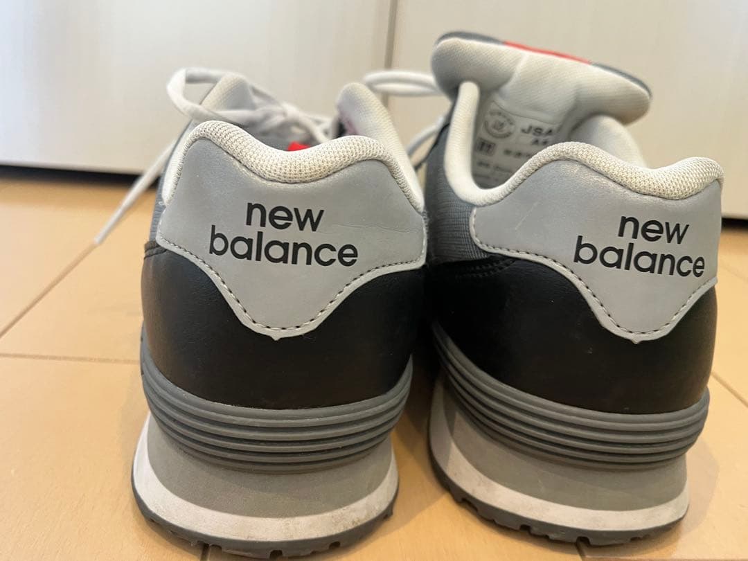 new balance スニーカータイプ安全靴 グレー/ブラック　25㎝