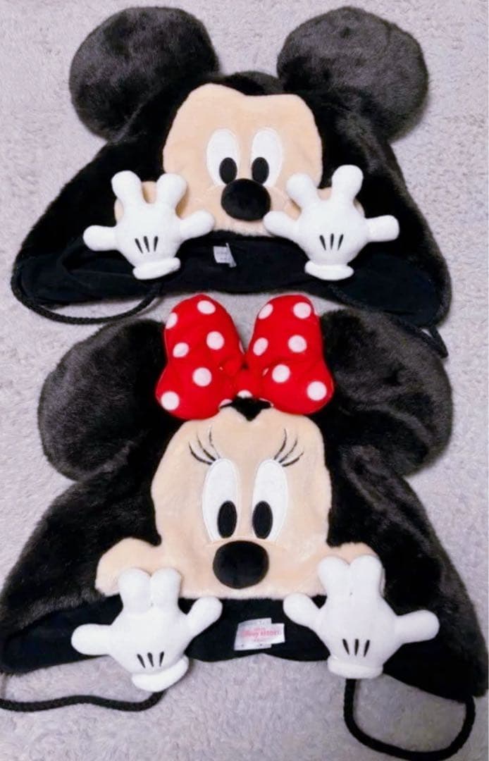 新品未使用タグ付き ファンキャップ ミニー ミッキー ディズニー