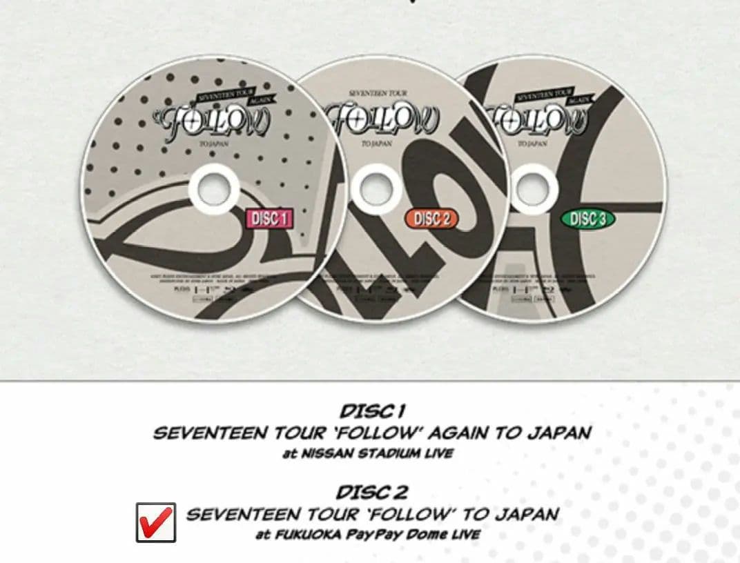 K-POP・アジア SEVENTEEN TOUR FOLLOW AGAIN TO JAPAN