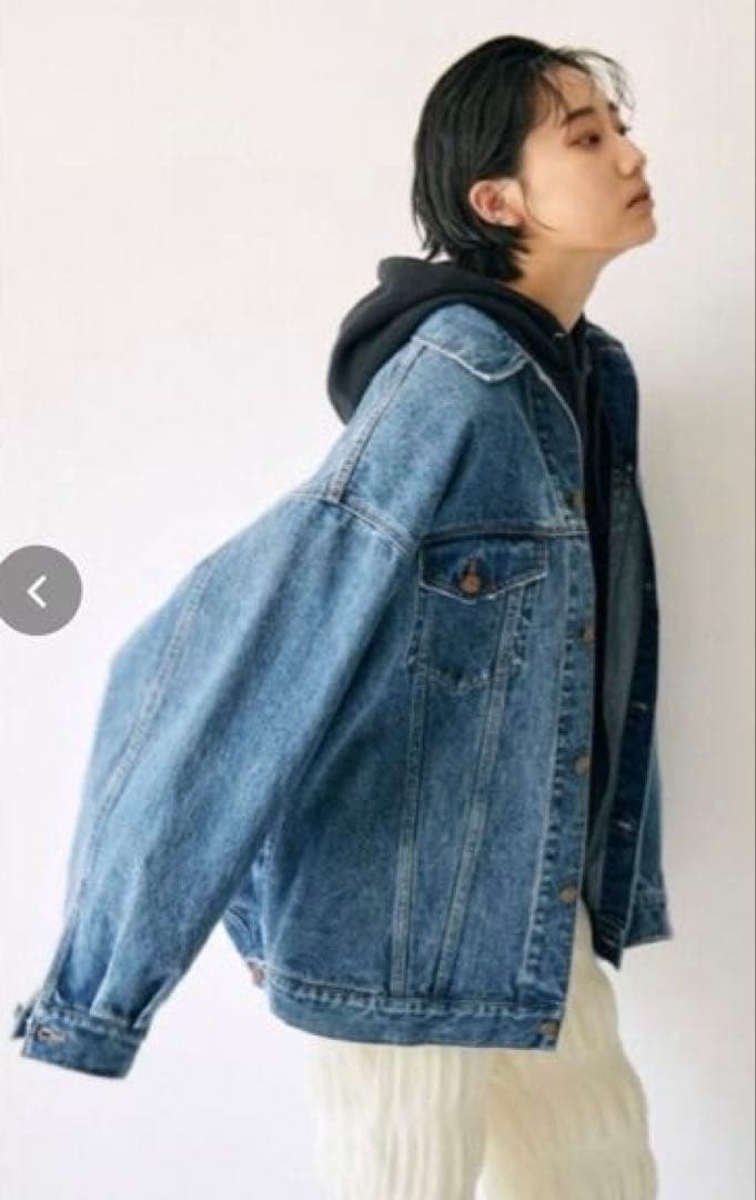 Ungrid ビッグシルエットデニムジャケット ビッグシルエット オーバーサイズ