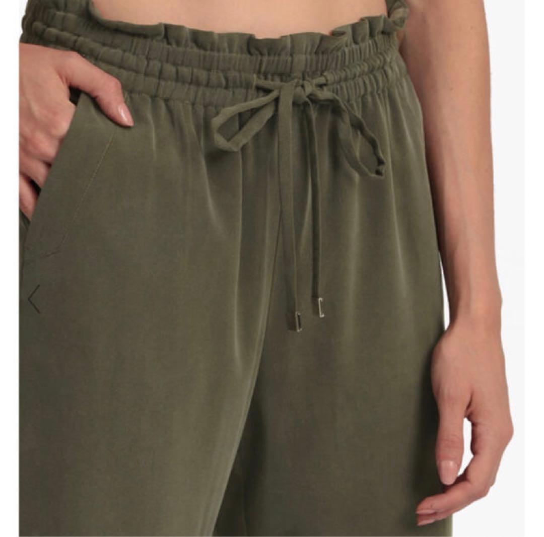 Theory luxe 19ss パンツ カーキ