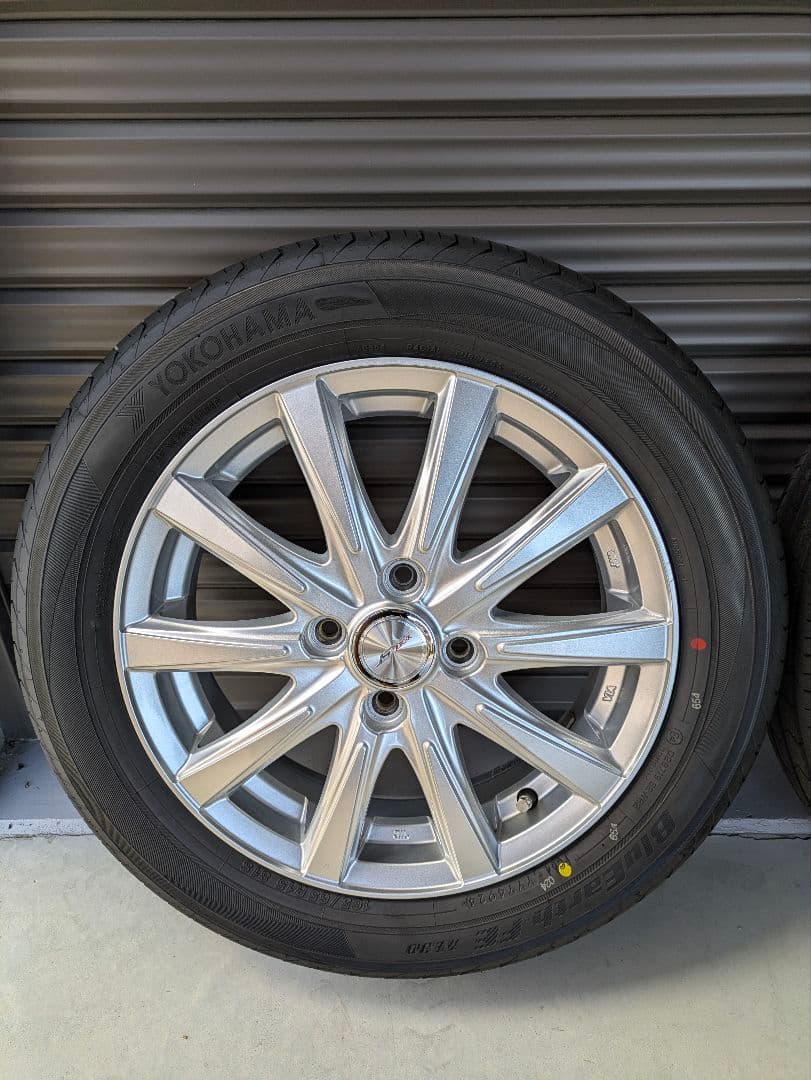 S*信様 タイヤ新車外し 100/4H 165/65R15 15インチアルミ 4