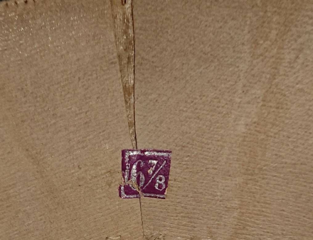 英国クリスティーズ58帽子Christys定番ハット黒フェドーラ