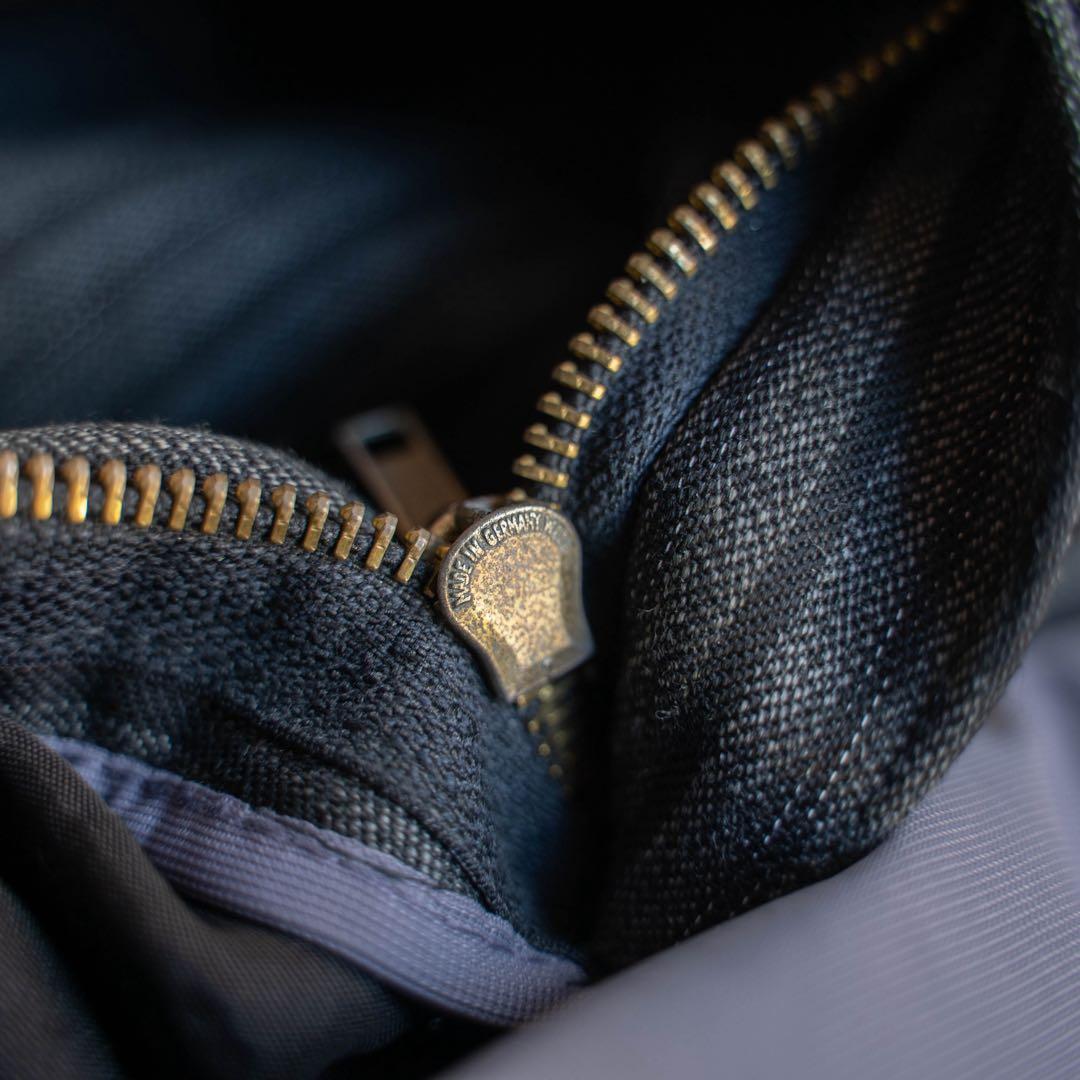 80s vintage 東ドイツ製 ツータック ストライプ ワイドスラックス