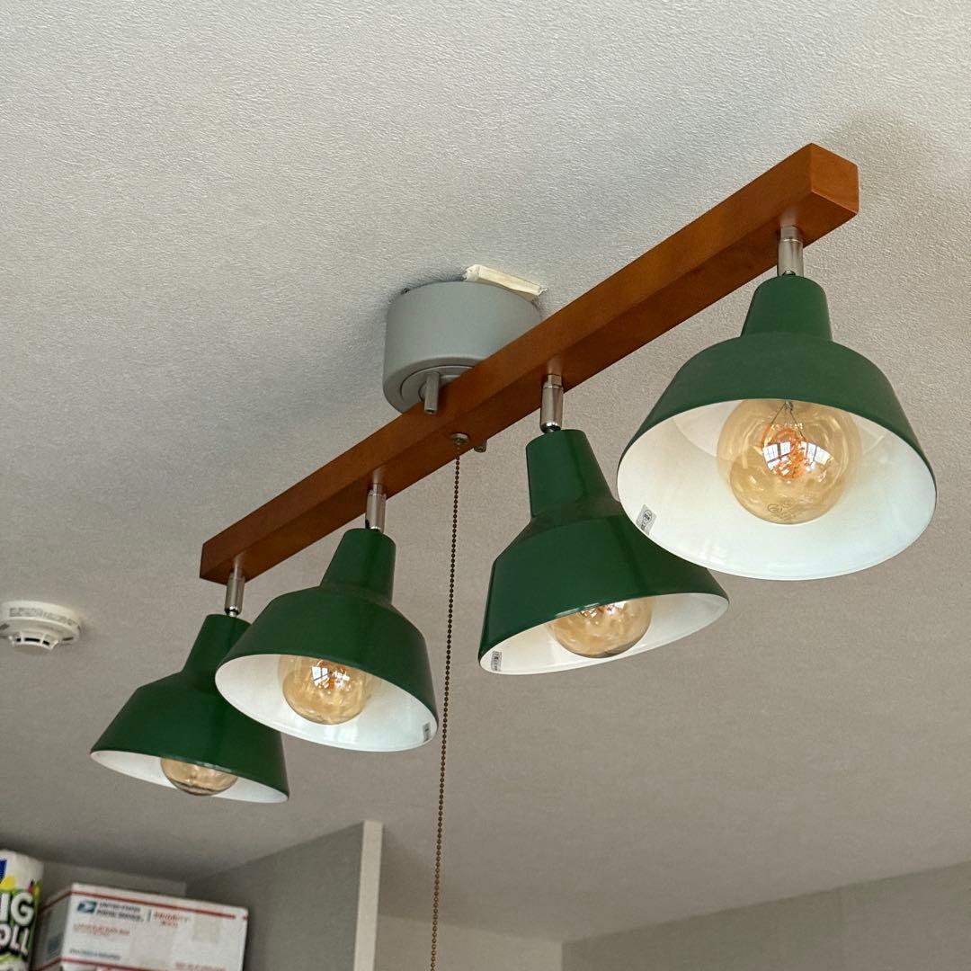 北欧 照明 SNAFKIN4スナフキン4 グリーン スポットライト 4灯