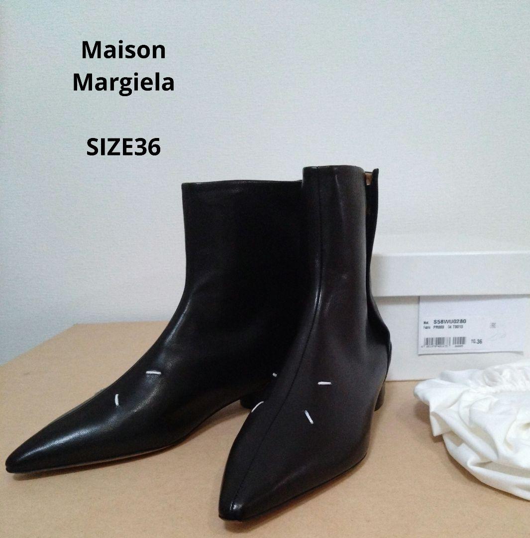 新品 Maison Margiela 4ステッチ ブーツ 36 メゾンマルジェラ